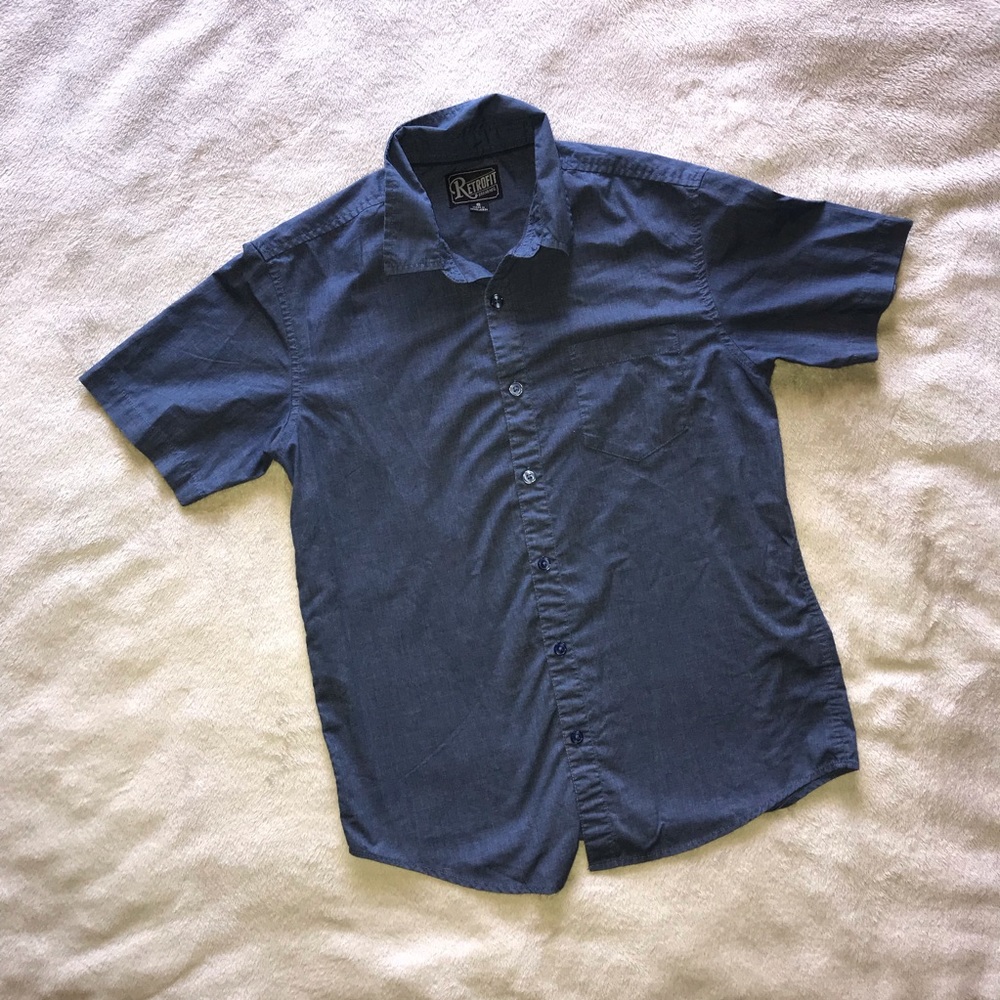 Retrofit button down shirt